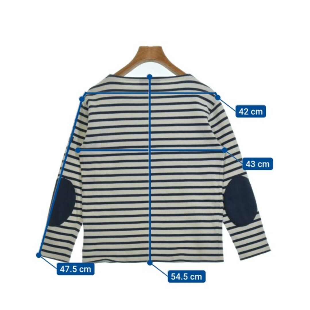 SAINT JAMES - SAINT JAMES Tシャツ・カットソー XS 白x紺 SAINT JAMES - SAINT JAMES Tシャツ・カットソー XS 白x紺