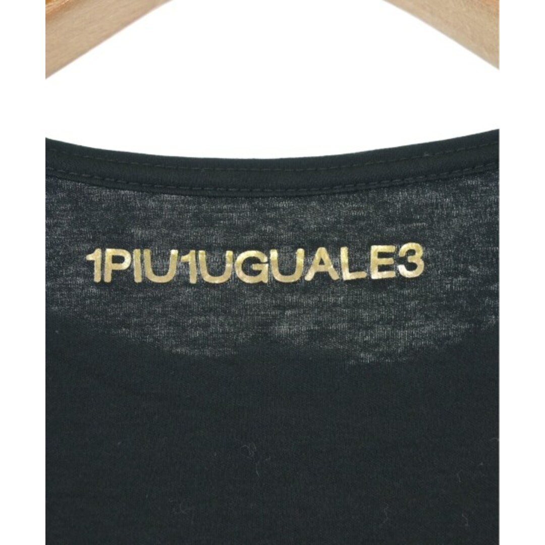 1piu1uguale3 - 1piu1uguale3 Tシャツ・カットソー 4(M位) 黒 1piu1uguale3 - 1piu1uguale3 Tシャツ・カットソー 4(M位) 黒