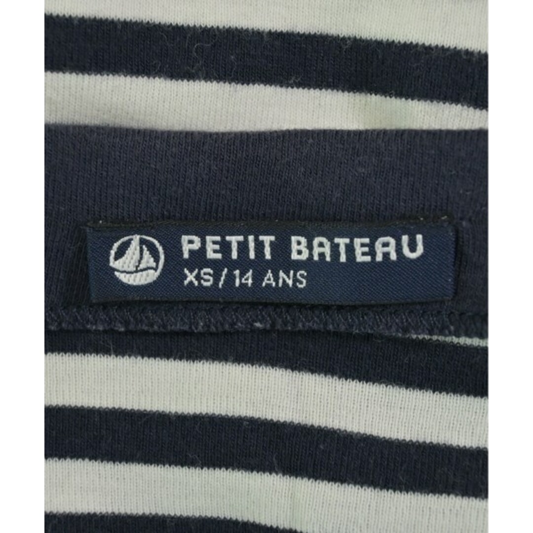 PETIT BATEAU - PETIT BATEAU Tシャツ・カットソー XS 白x紺 PETIT BATEAU - PETIT BATEAU Tシャツ・カットソー XS 白x紺