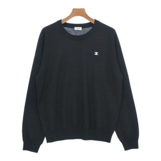 CELINE - CELINE セリーヌ ニット・セーター XL 黒 【古着 CELINE - CELINE セリーヌ ニット・セーター XL 黒 【古着