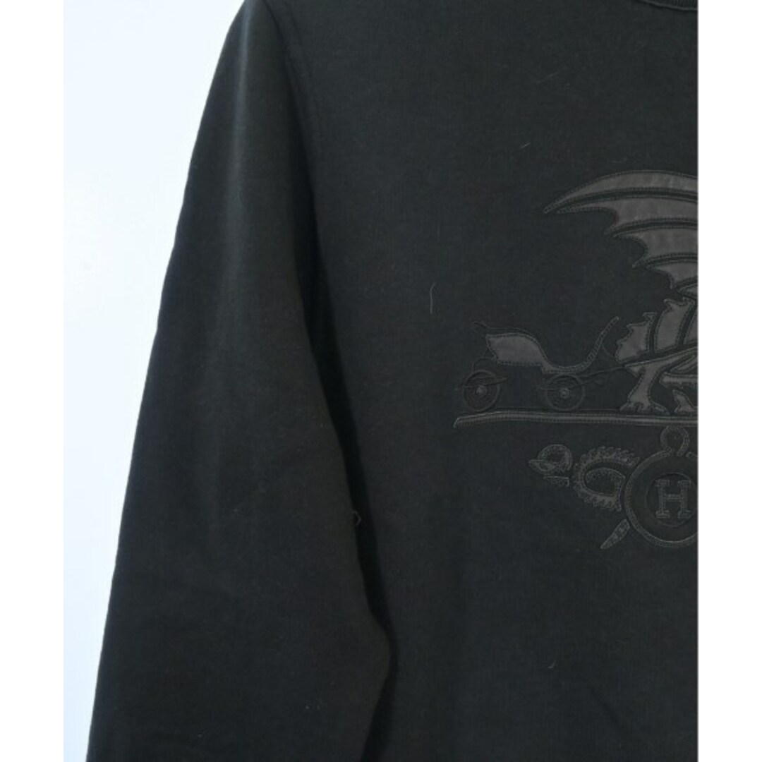 HERMES - HERMES エルメス スウェット L 黒 【古着】【中古】の HERMES - HERMES エルメス スウェット L 黒 【古着】【中古】の