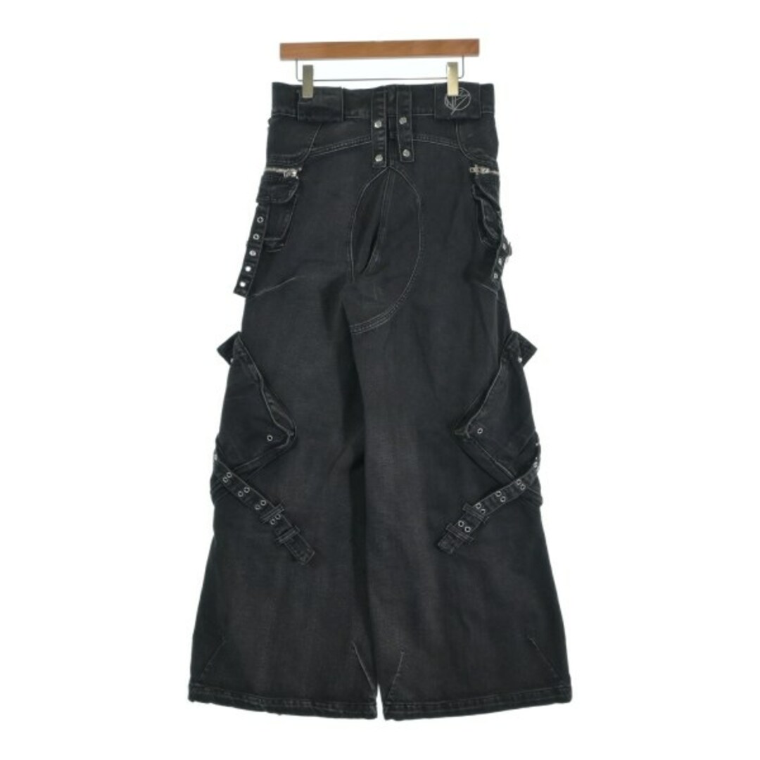 NO FAITH STUDIOS デニムパンツ S 黒 【古着】【中古】の通販 by NO FAITH STUDIOS デニムパンツ S 黒 【古着】【中古】の通販 by