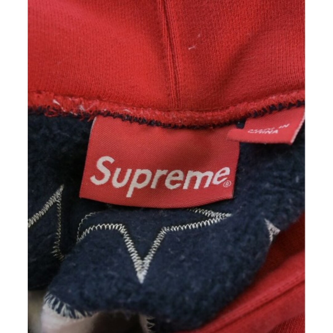 Supreme - Supreme シュプリーム パーカー S ライトグレーx赤x紺 Supreme - Supreme シュプリーム パーカー S ライトグレーx赤x紺
