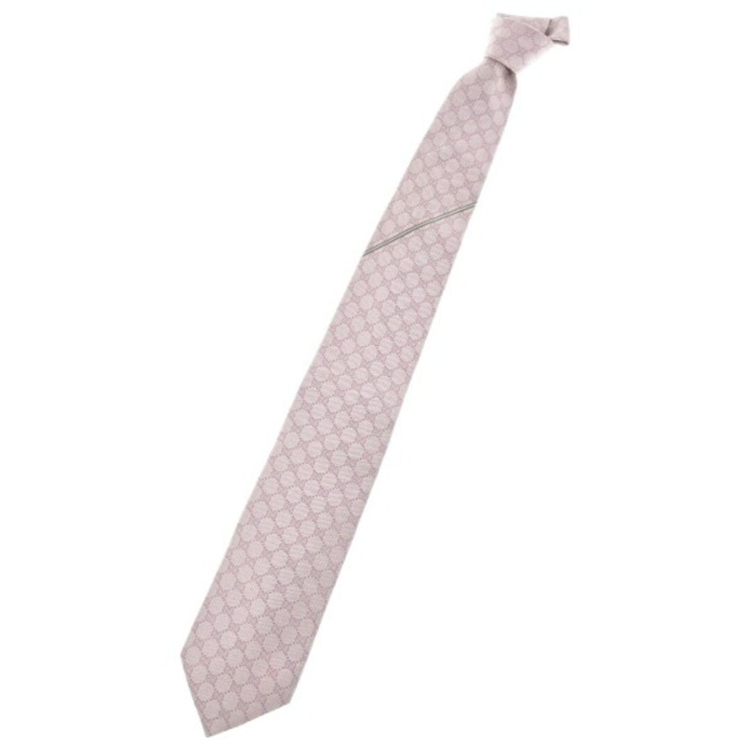GUCCI - GUCCI グッチ ネクタイ - ピンク 【古着】【中古】の GUCCI - GUCCI グッチ ネクタイ - ピンク 【古着】【中古】の