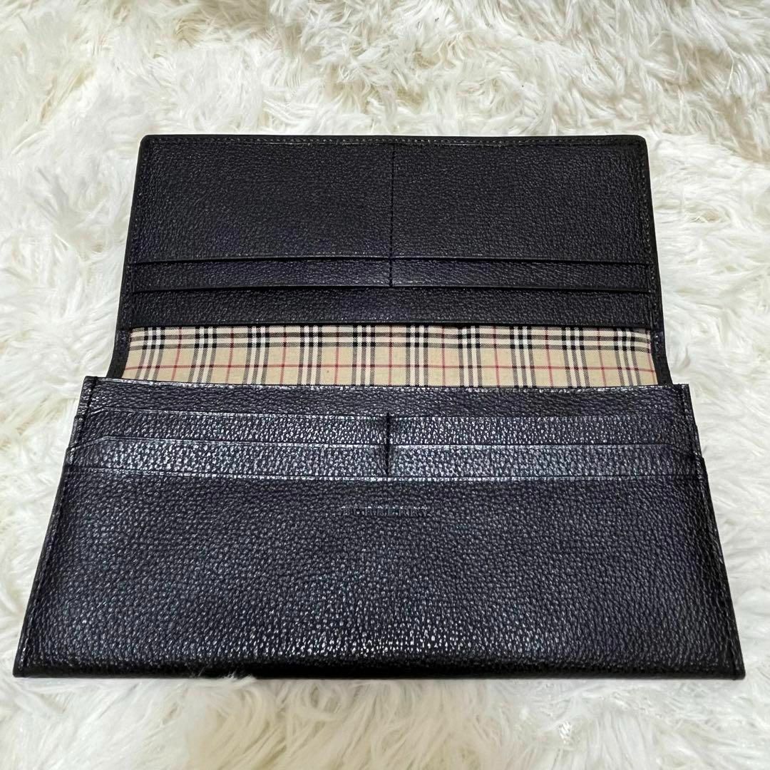 BURBERRY - 新品未使用 Burberry バーバリー レザー 長財布 ノバ BURBERRY - 新品未使用 Burberry バーバリー レザー 長財布 ノバ
