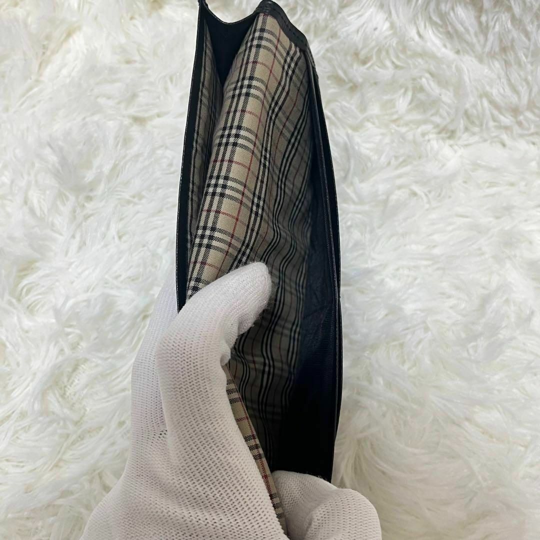 BURBERRY - 新品未使用 Burberry バーバリー レザー 長財布 ノバ BURBERRY - 新品未使用 Burberry バーバリー レザー 長財布 ノバ