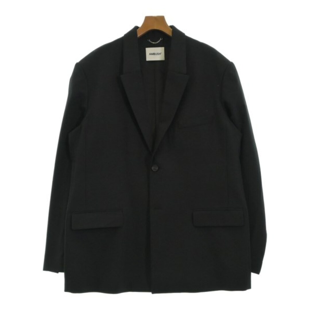 AMBUSH - AMBUSH アンブッシュ テーラードジャケット 48(L位) 黒 AMBUSH - AMBUSH アンブッシュ テーラードジャケット 48(L位) 黒