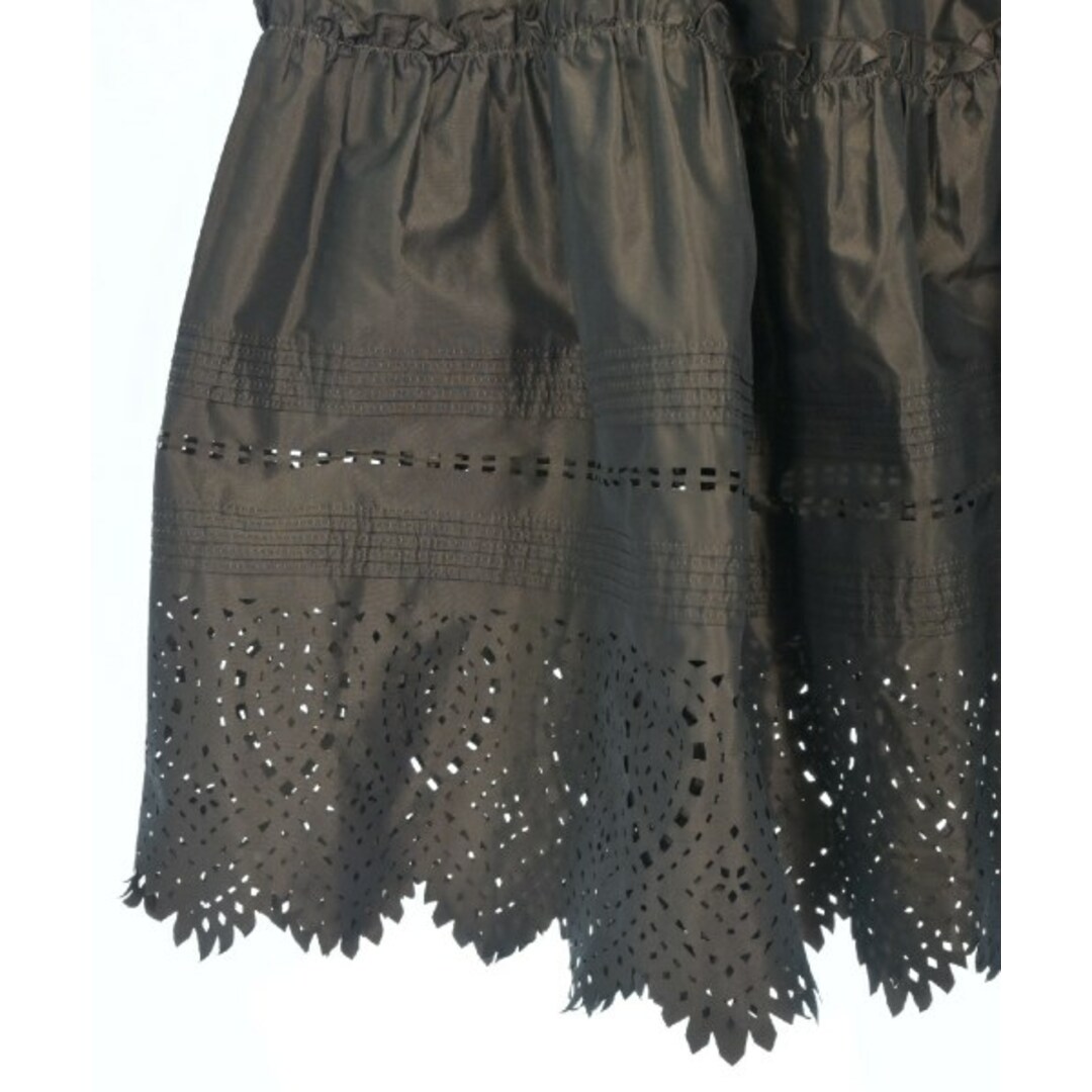 FOXEY フォクシー ひざ丈スカート こげ茶 38(S位) 4602925F0004 FOXEY BOUTIQUE - FOXEY BOUTIQUE ひざ丈スカート 38(S位) こげ