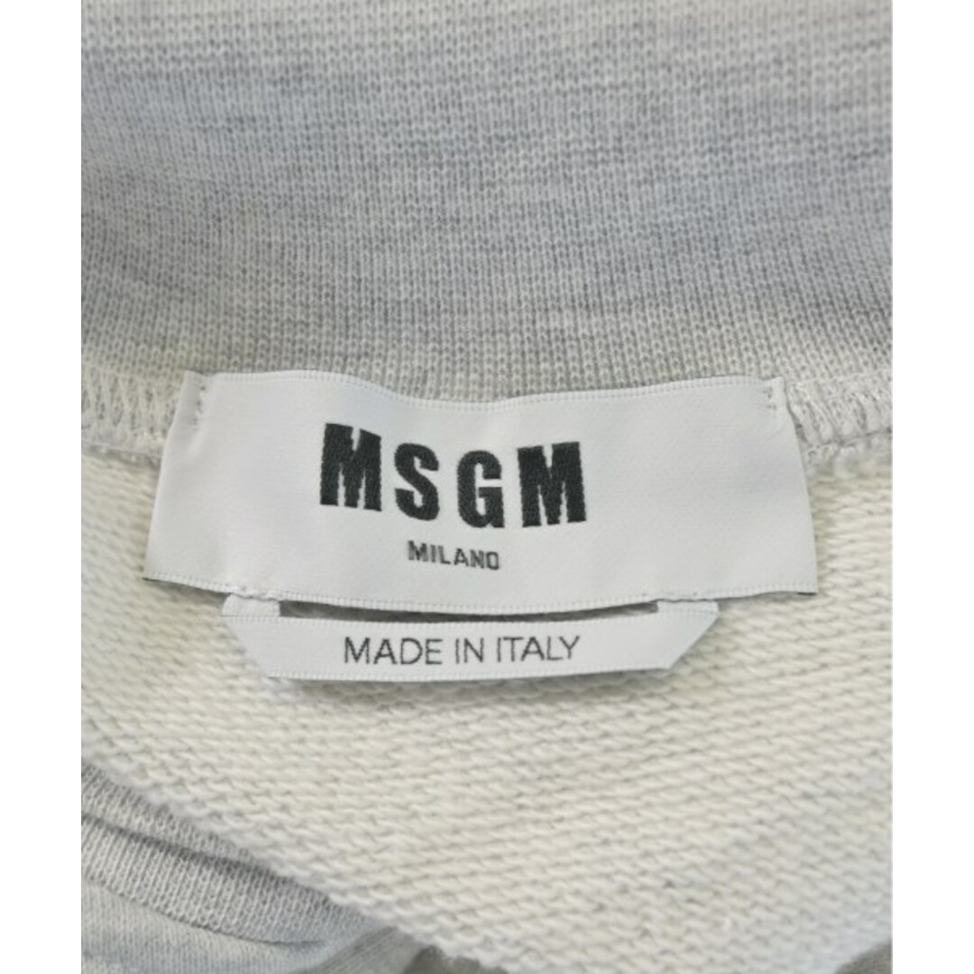 MSGM - MSGM エムエスジーエム スウェット XL グレー 【古着 MSGM - MSGM エムエスジーエム スウェット XL グレー 【古着