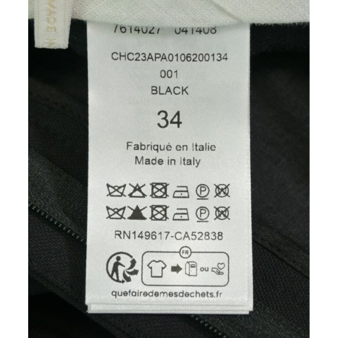 Chloe - Chloe クロエ スラックス 34(XS位) 黒 【古着】【中古 Chloe - Chloe クロエ スラックス 34(XS位) 黒 【古着】【中古