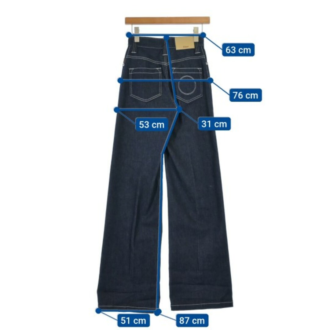 Chloe - Chloe クロエ デニムパンツ 34(XS位) インディゴ(デニム Chloe - Chloe クロエ デニムパンツ 34(XS位) インディゴ(デニム