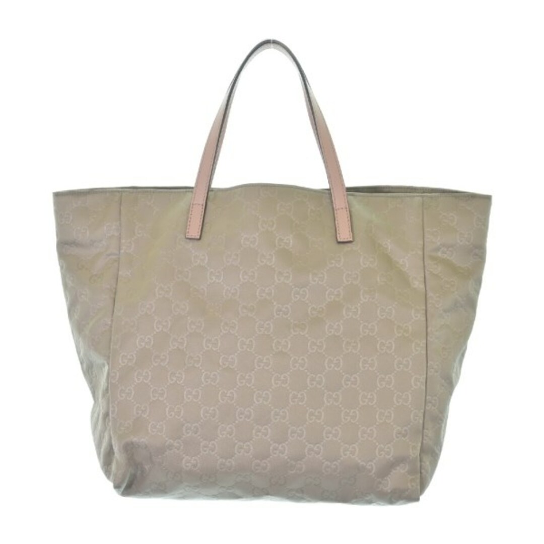 GUCCI - GUCCI グッチ トートバッグ - グレーベージュ(総柄 GUCCI - GUCCI グッチ トートバッグ - グレーベージュ(総柄