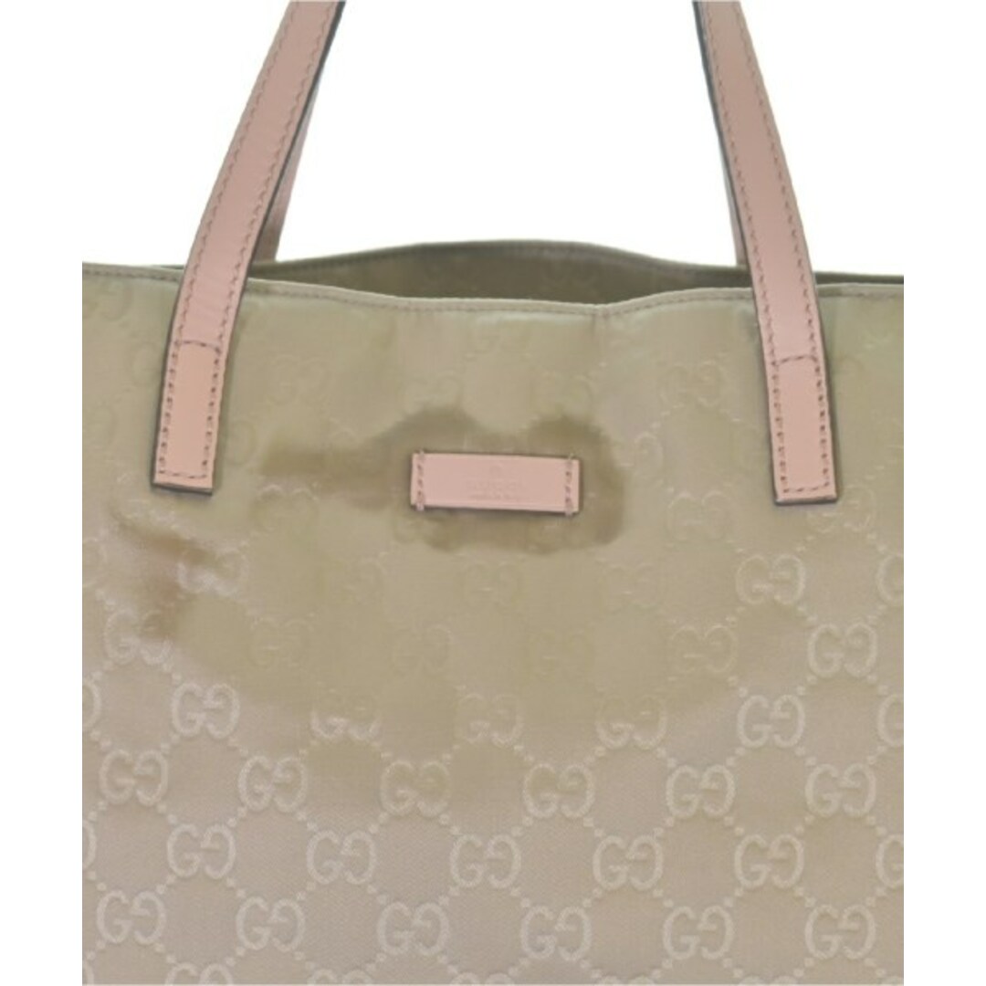 GUCCI - GUCCI グッチ トートバッグ - グレーベージュ(総柄 GUCCI - GUCCI グッチ トートバッグ - グレーベージュ(総柄