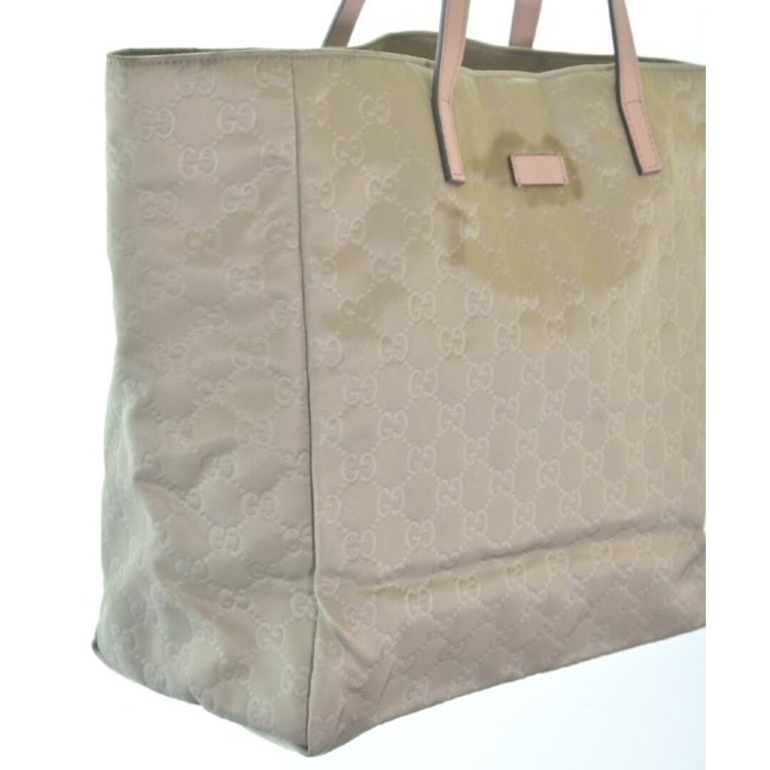 GUCCI - GUCCI グッチ トートバッグ - グレーベージュ(総柄 GUCCI - GUCCI グッチ トートバッグ - グレーベージュ(総柄