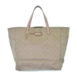 GUCCI - GUCCI グッチ トートバッグ - グレーベージュ(総柄 GUCCI - GUCCI グッチ トートバッグ - グレーベージュ(総柄