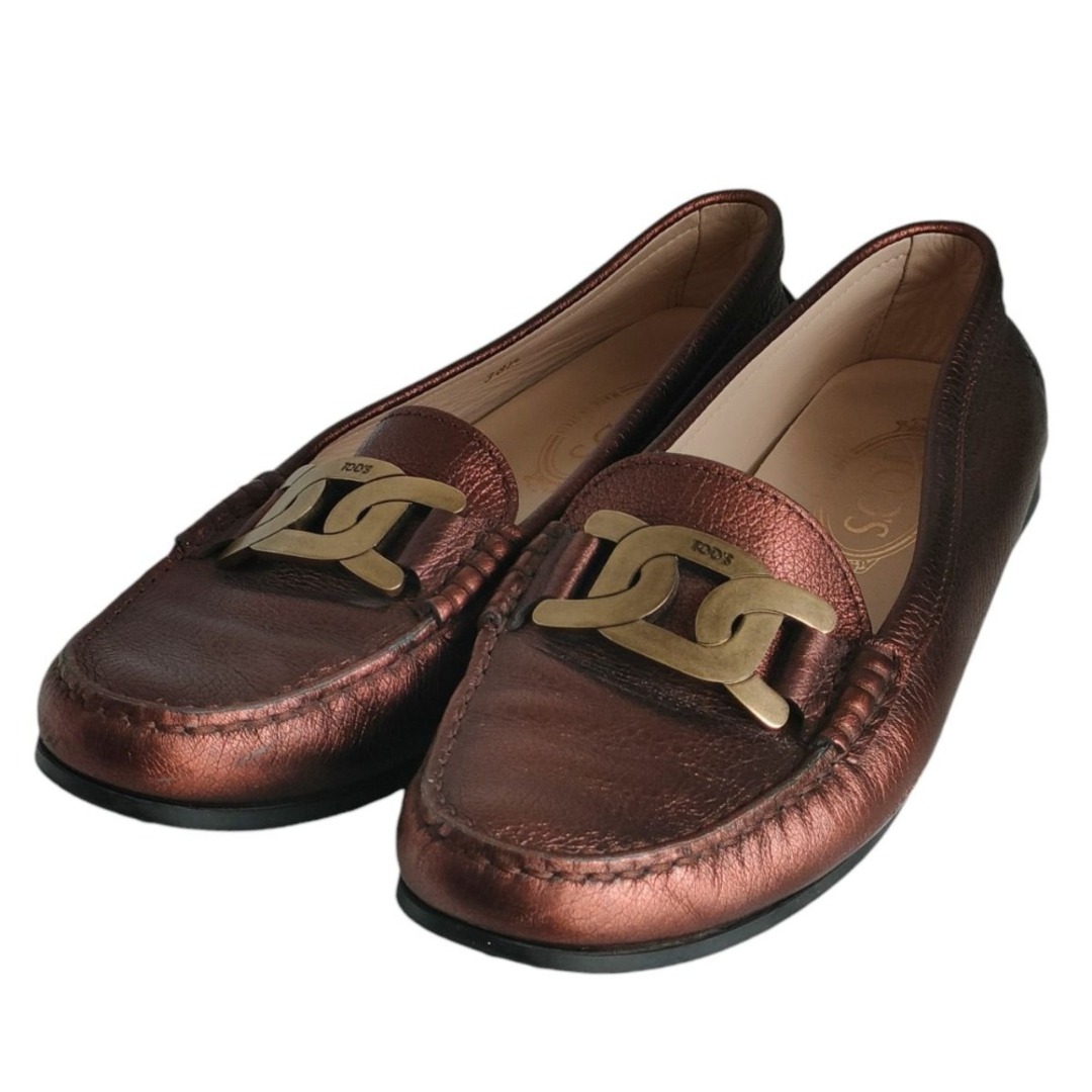 TOD'S - 美品 TOD'Sトッズ ケイト コミノ チェーンリンク レザー TOD'S - 美品 TOD'Sトッズ ケイト コミノ チェーンリンク レザー
