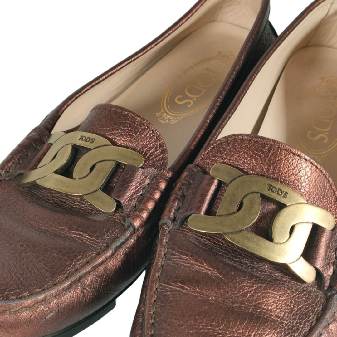 TOD'S - 美品 TOD'Sトッズ ケイト コミノ チェーンリンク レザー TOD'S - 美品 TOD'Sトッズ ケイト コミノ チェーンリンク レザー