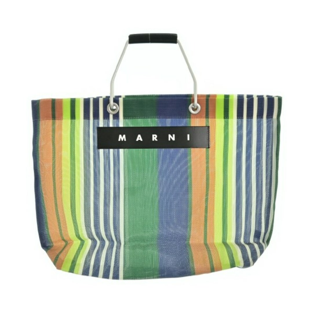 MARNI - MARNI マルニ トートバッグ - 紺x緑xオレンジ等 MARNI - MARNI マルニ トートバッグ - 紺x緑xオレンジ等