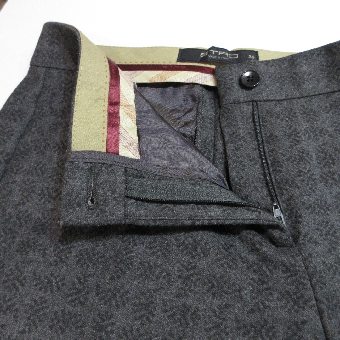 ETRO - 美品 ETRO エトロ 総柄 ストレッチ スラックスパンツ ETRO - 美品 ETRO エトロ 総柄 ストレッチ スラックスパンツ