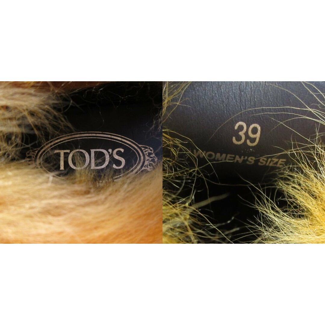 TOD'S - 美品 TOD'S トッズ ダブルT ファー ゴンミーニ デニム TOD'S - 美品 TOD'S トッズ ダブルT ファー ゴンミーニ デニム