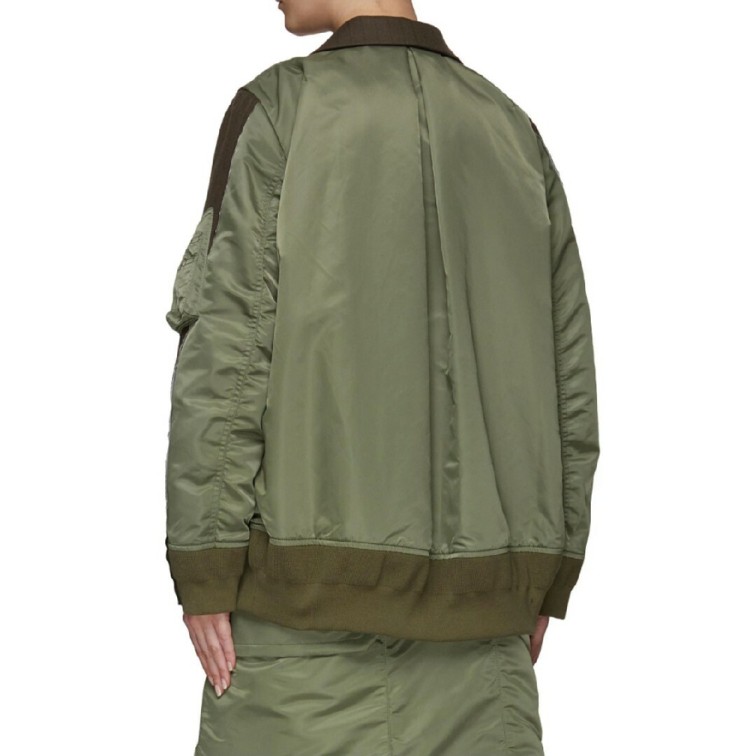 sacai - sacai ダブルブレストチョークストライプジャケットの sacai - sacai ダブルブレストチョークストライプジャケットの