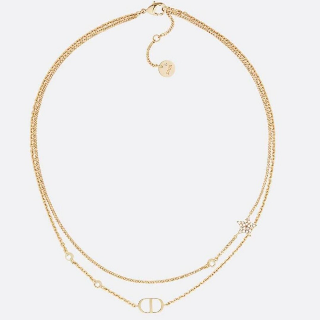 Dior - 新商品‼️DIOR Petit CDネックレス ゴールド ダブル Dior - 新商品‼️DIOR Petit CDネックレス ゴールド ダブル