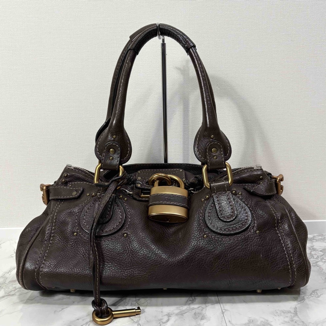 Chloe - 美品 Chloe クロエ パディントン ハンドバッグ 鍵 Chloe - 美品 Chloe クロエ パディントン ハンドバッグ 鍵
