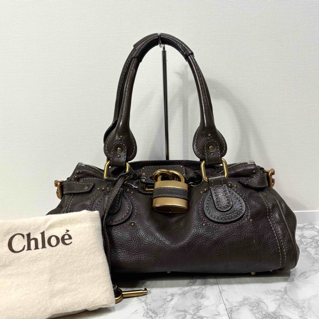 Chloe - 美品 Chloe クロエ パディントン ハンドバッグ 鍵 Chloe - 美品 Chloe クロエ パディントン ハンドバッグ 鍵