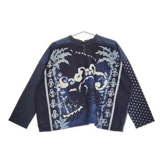 45rpm - 45R/45rpm 絵本バンダナブラウス インディゴ 定価41800 45rpm - 45R/45rpm 絵本バンダナブラウス インディゴ 定価41800