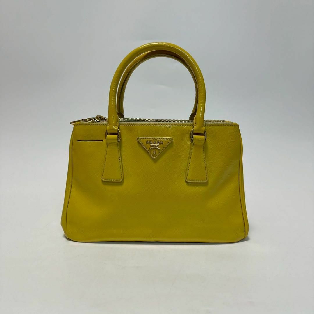 PRADA - m51【美品】プラダ 三角ロゴ ガレリアサフィアーノ PRADA - m51【美品】プラダ 三角ロゴ ガレリアサフィアーノ