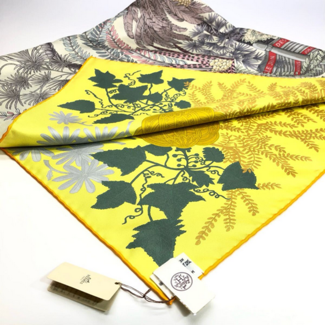 HERMES - 未使用✨希少 箱・タグ付 エルメス カレ90 ダブル HERMES - 未使用✨希少 箱・タグ付 エルメス カレ90 ダブル