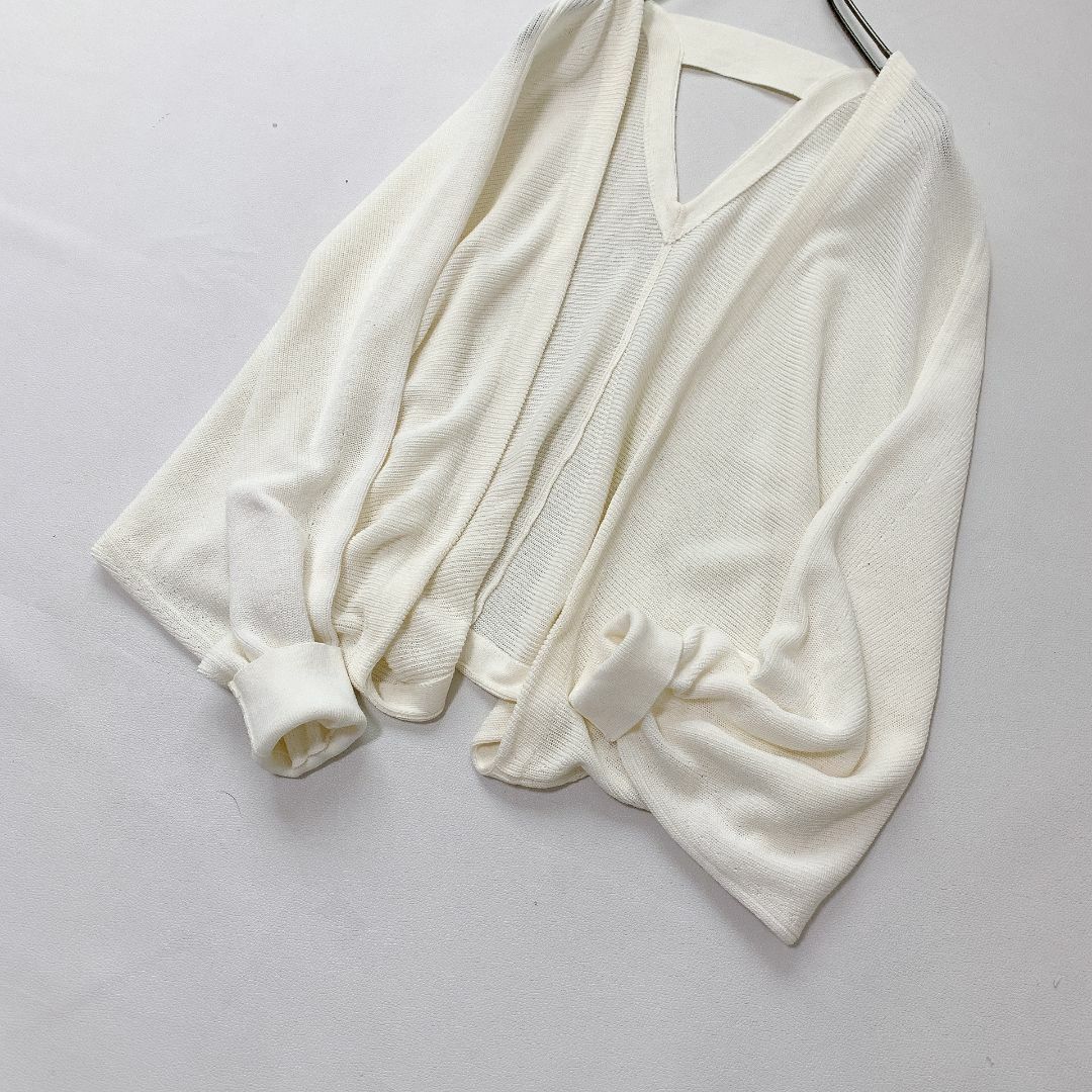 【美品】CADUNE　着れば美脚に！着痩せ効果もバッチリな神カーデ！　可愛い