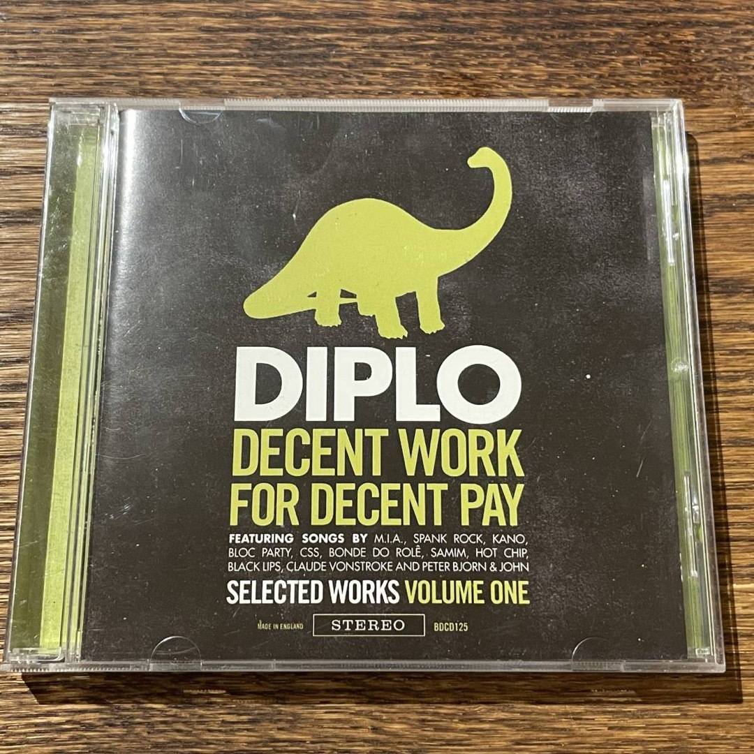 【DIPLO】DECENT WORK FOR DECENT PAY エンタメ/ホビーのCD(ワールドミュージック)の商品写真