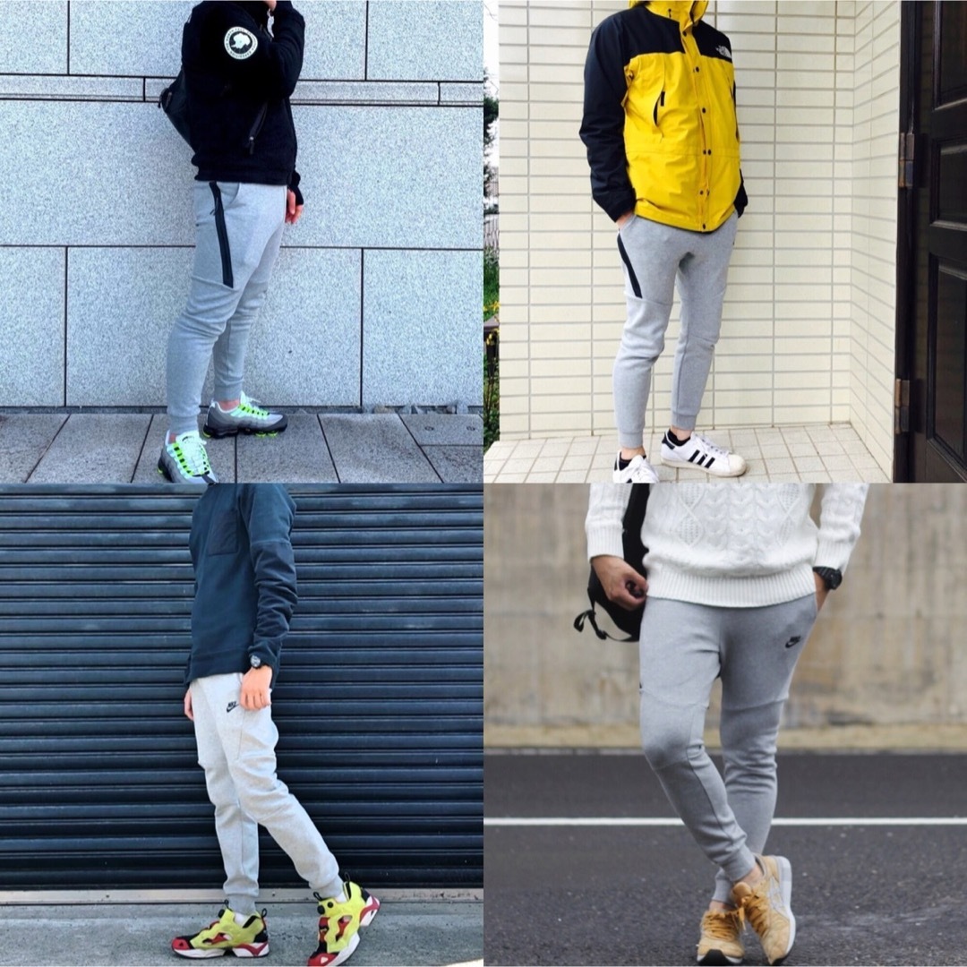 NIKE - 2019 メンズS グレー テックフリース パンツ ナイキ 黒 NIKE - 2019 メンズS グレー テックフリース パンツ ナイキ 黒