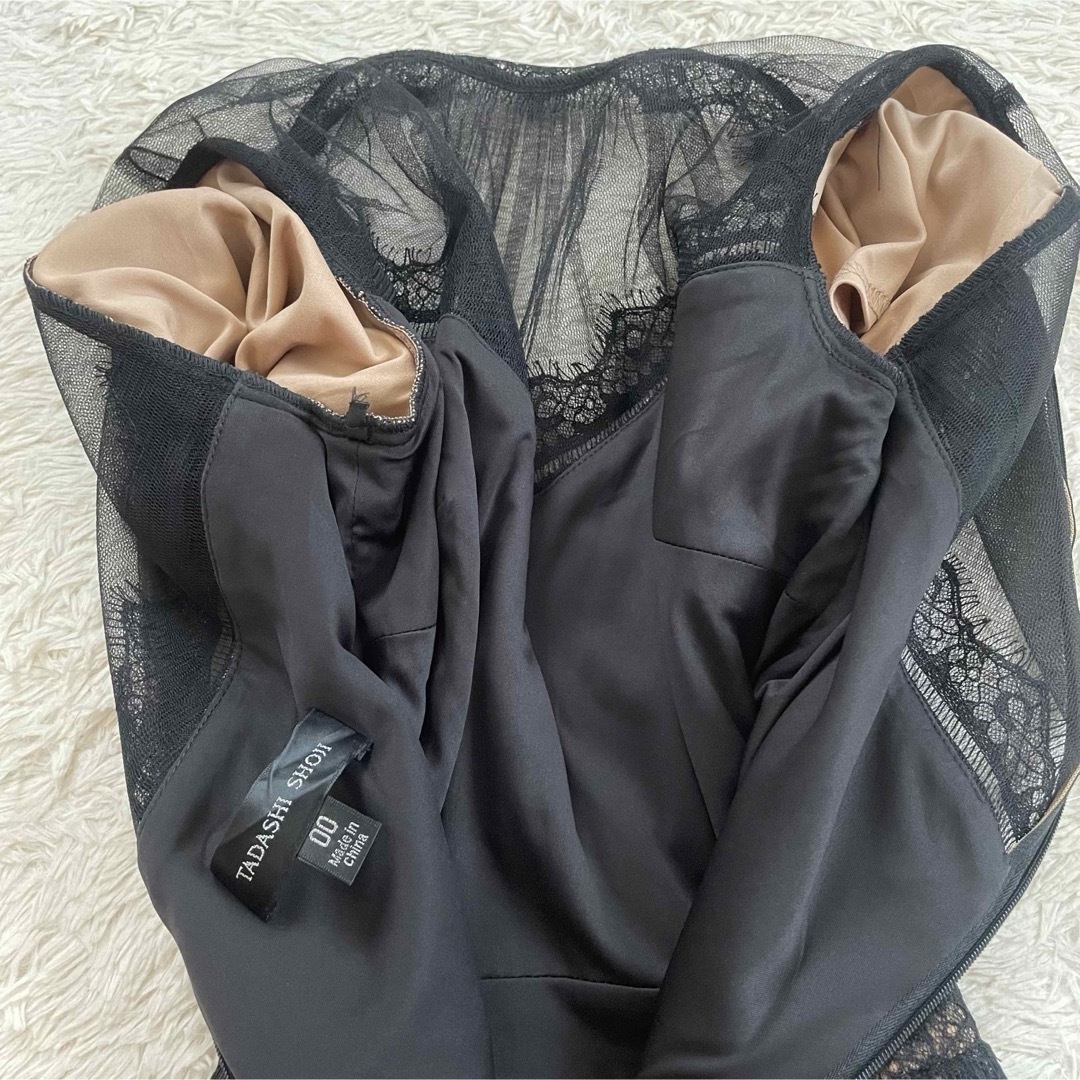 TADASHI SHOJI - 美品 タダシショージ フラワーレースドレス TADASHI SHOJI - 美品 タダシショージ フラワーレースドレス