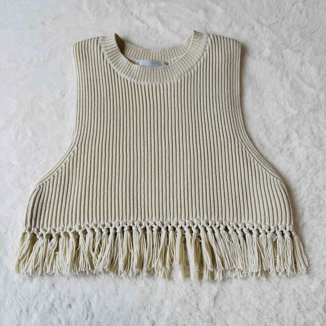 CELFORD - 【美品】CELFORDセルフォード ブラウス付きフリンジ CELFORD - 【美品】CELFORDセルフォード ブラウス付きフリンジ