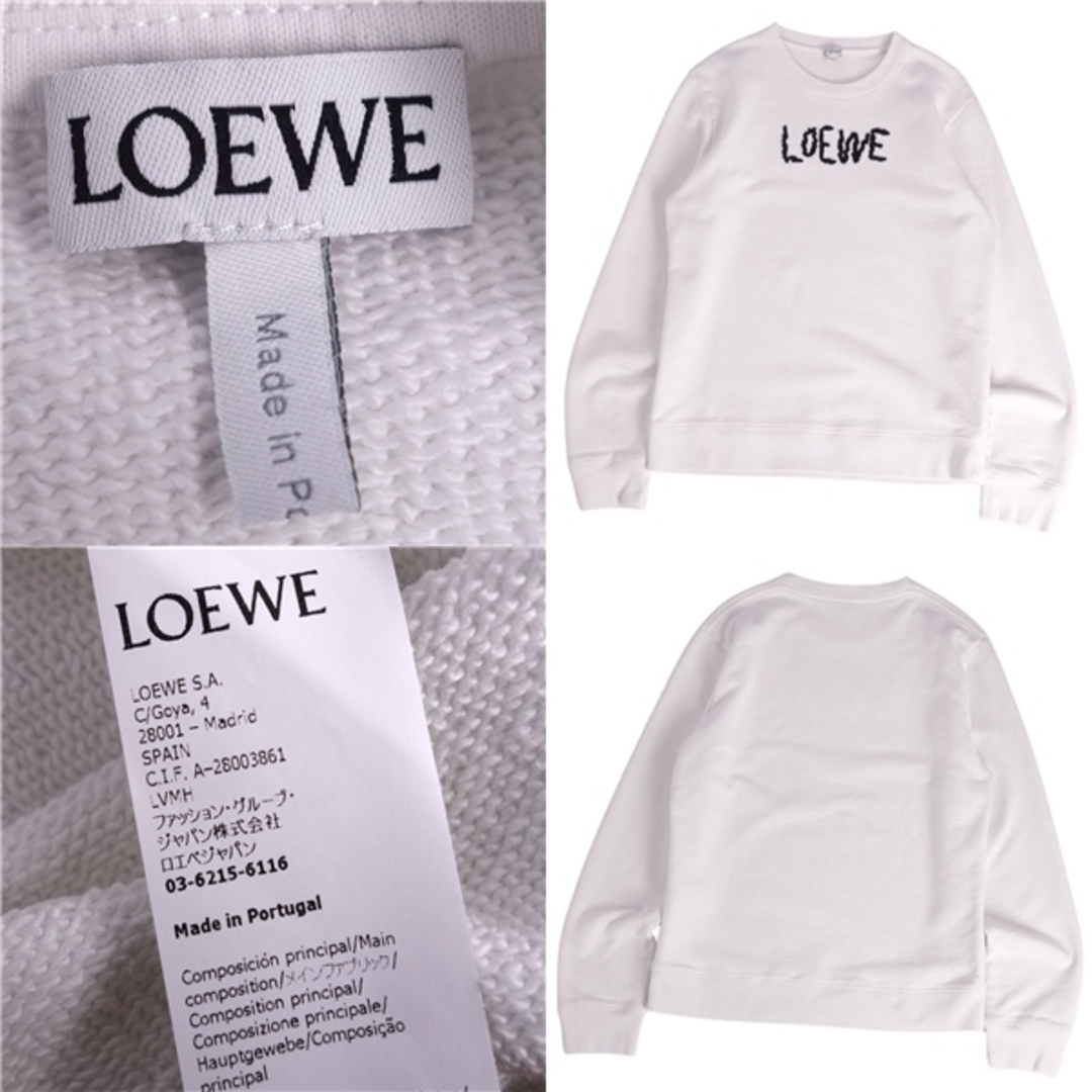 LOEWE - 美品 ロエベ LOEWE スウェット トレーナー ロゴ プル LOEWE - 美品 ロエベ LOEWE スウェット トレーナー ロゴ プル
