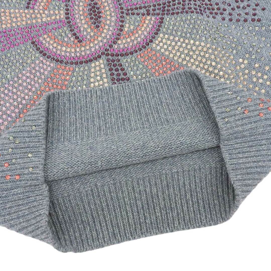CHANEL - シャネル ココマーク ラインストーン カシミヤ ニット CHANEL - シャネル ココマーク ラインストーン カシミヤ ニット