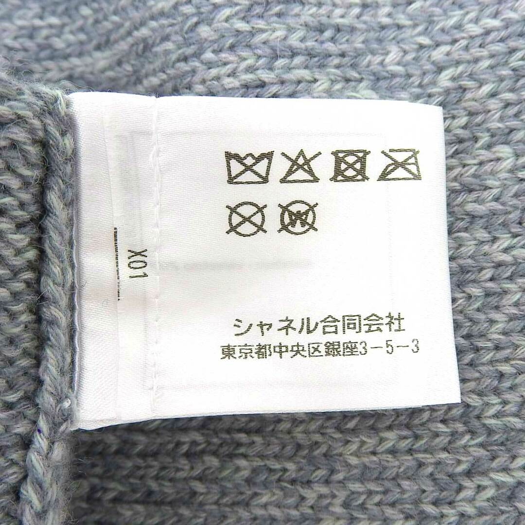 CHANEL - シャネル ココマーク ラインストーン カシミヤ ニット CHANEL - シャネル ココマーク ラインストーン カシミヤ ニット
