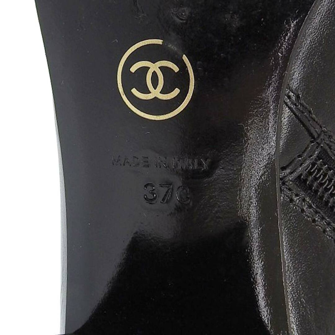 CHANEL - シャネル ココマーク チェーン ショートブーツ G35009 CHANEL - シャネル ココマーク チェーン ショートブーツ G35009