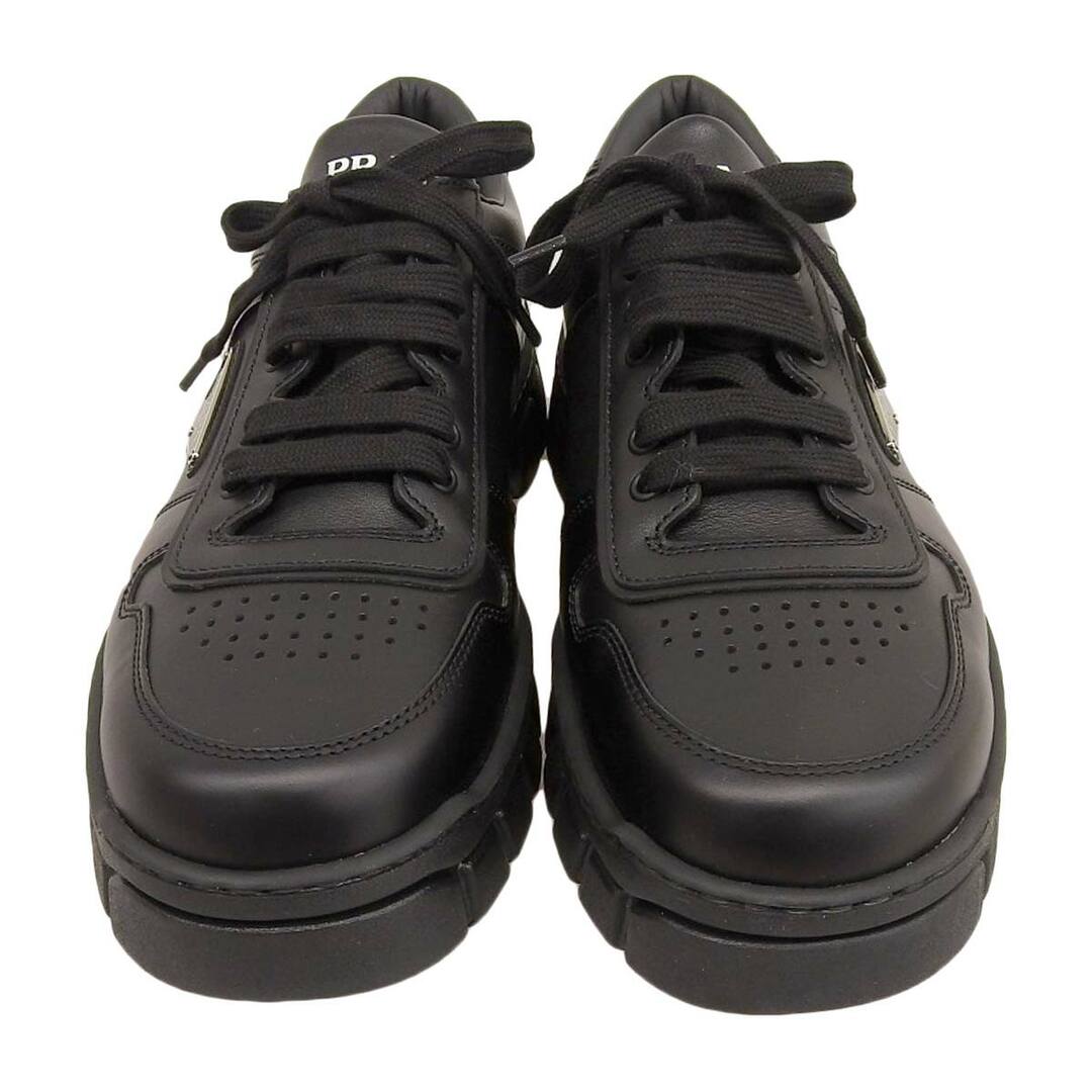PRADA - プラダ トライアングルロゴ レザー スニーカー 2EE378 PRADA - プラダ トライアングルロゴ レザー スニーカー 2EE378