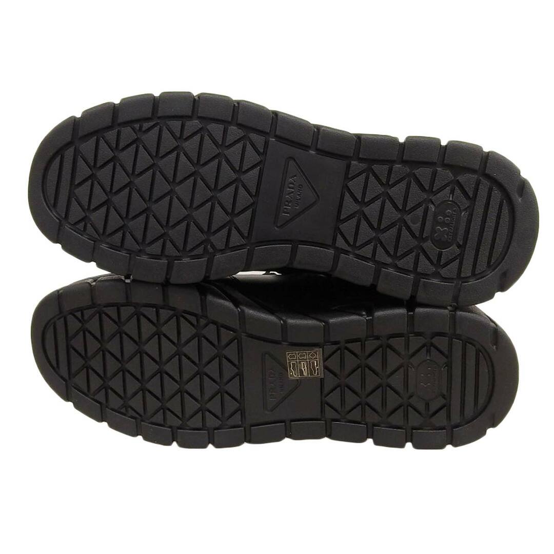 PRADA - プラダ トライアングルロゴ レザー スニーカー 2EE378 PRADA - プラダ トライアングルロゴ レザー スニーカー 2EE378