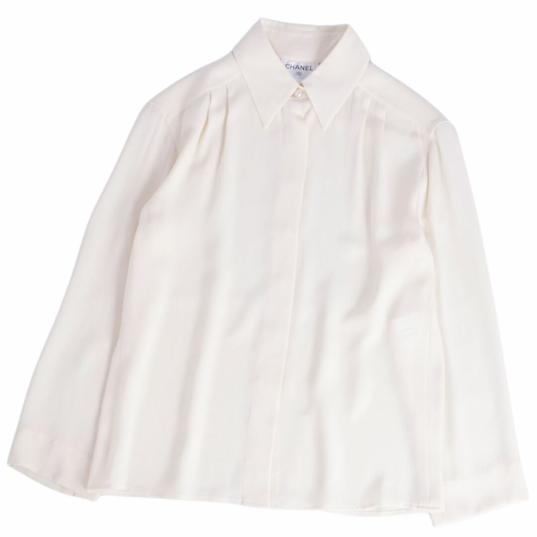 CHANEL - 美品 シャネル CHANEL シャツ ブラウス ロングスリーブ CHANEL - 美品 シャネル CHANEL シャツ ブラウス ロングスリーブ