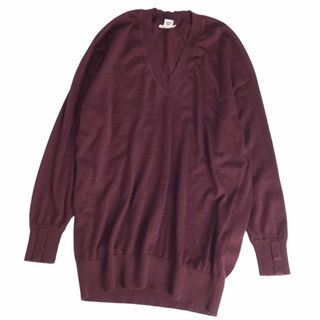 HERMES - HERMES オールド シルク 切り替え タートルネック HERMES - HERMES オールド シルク 切り替え タートルネック