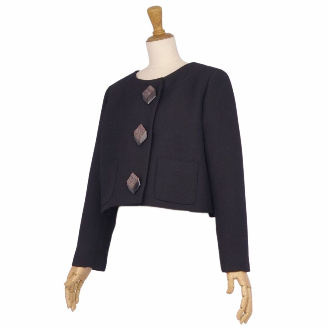 GUCCI - 極美品 グッチ GUCCI ジャケット ノーカラー ウール GUCCI - 極美品 グッチ GUCCI ジャケット ノーカラー ウール