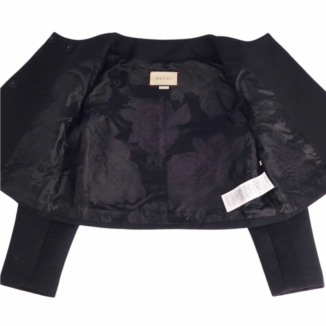 GUCCI - 極美品 グッチ GUCCI ジャケット ノーカラー ウール GUCCI - 極美品 グッチ GUCCI ジャケット ノーカラー ウール