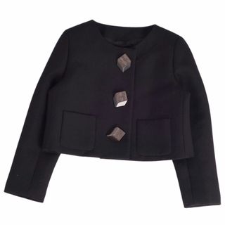 GUCCI - 極美品 グッチ GUCCI ジャケット ノーカラー ウール GUCCI - 極美品 グッチ GUCCI ジャケット ノーカラー ウール