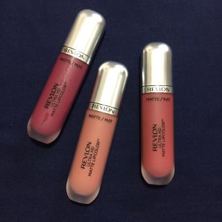 レブロン(REVLON)のウルトラHDマットリップカラー ３本セット(口紅)