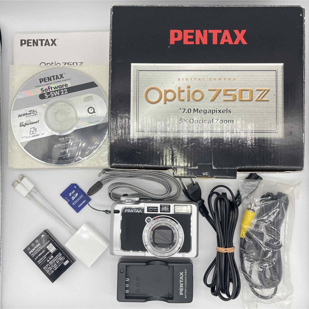 PENTAX - 名機 美品✨PENTAX Optio 750Z✨動作確認済 スマホ転送 PENTAX - 名機 美品✨PENTAX Optio 750Z✨動作確認済 スマホ転送