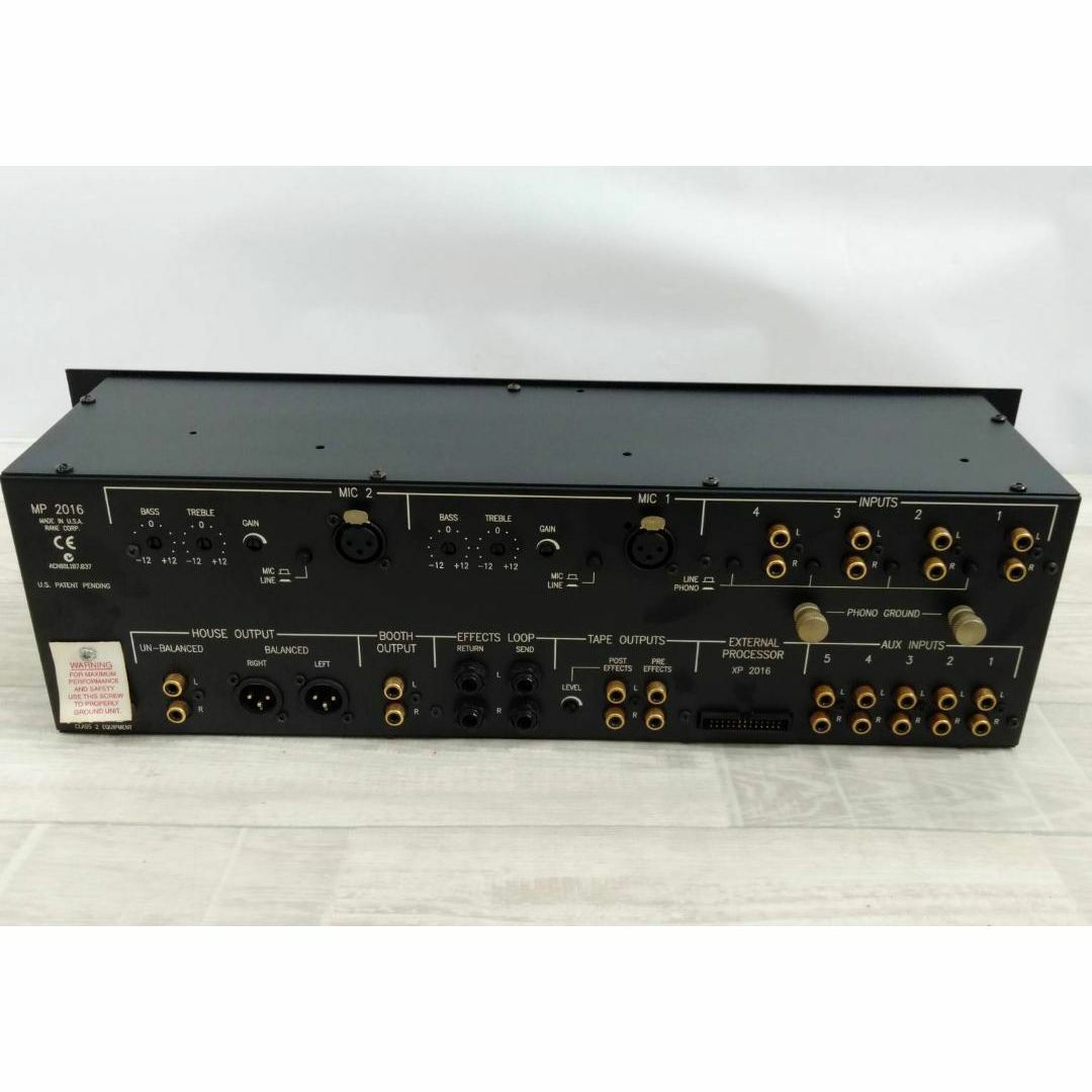 美品】Rane ロータリーミキサー DJミキサー MP2016の通販 by 美品】Rane ロータリーミキサー DJミキサー MP2016の通販 by